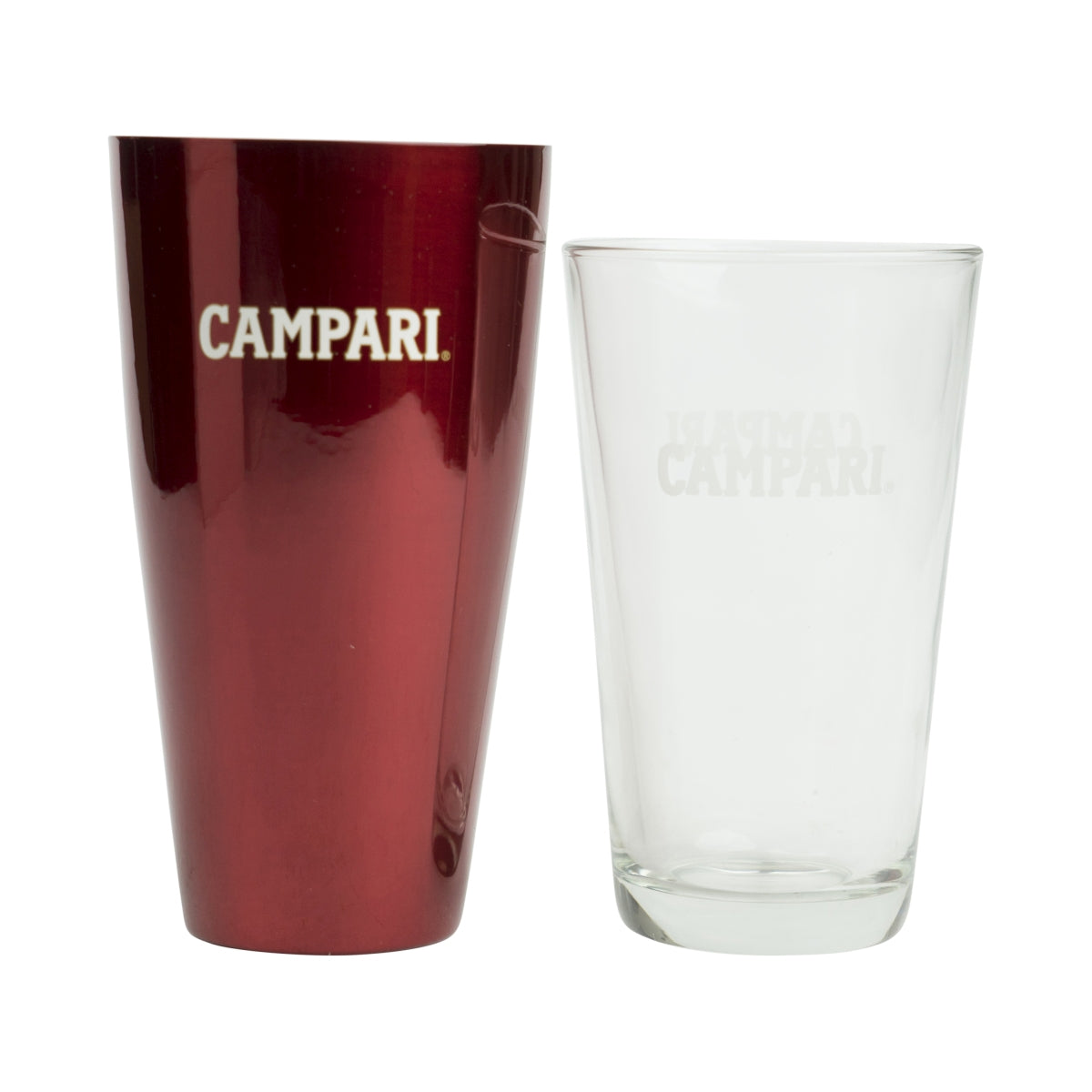 Campari Aperitif Boston Shaker Rosso Cocktail Mixer Barman Longdrink Logo – Vista 2