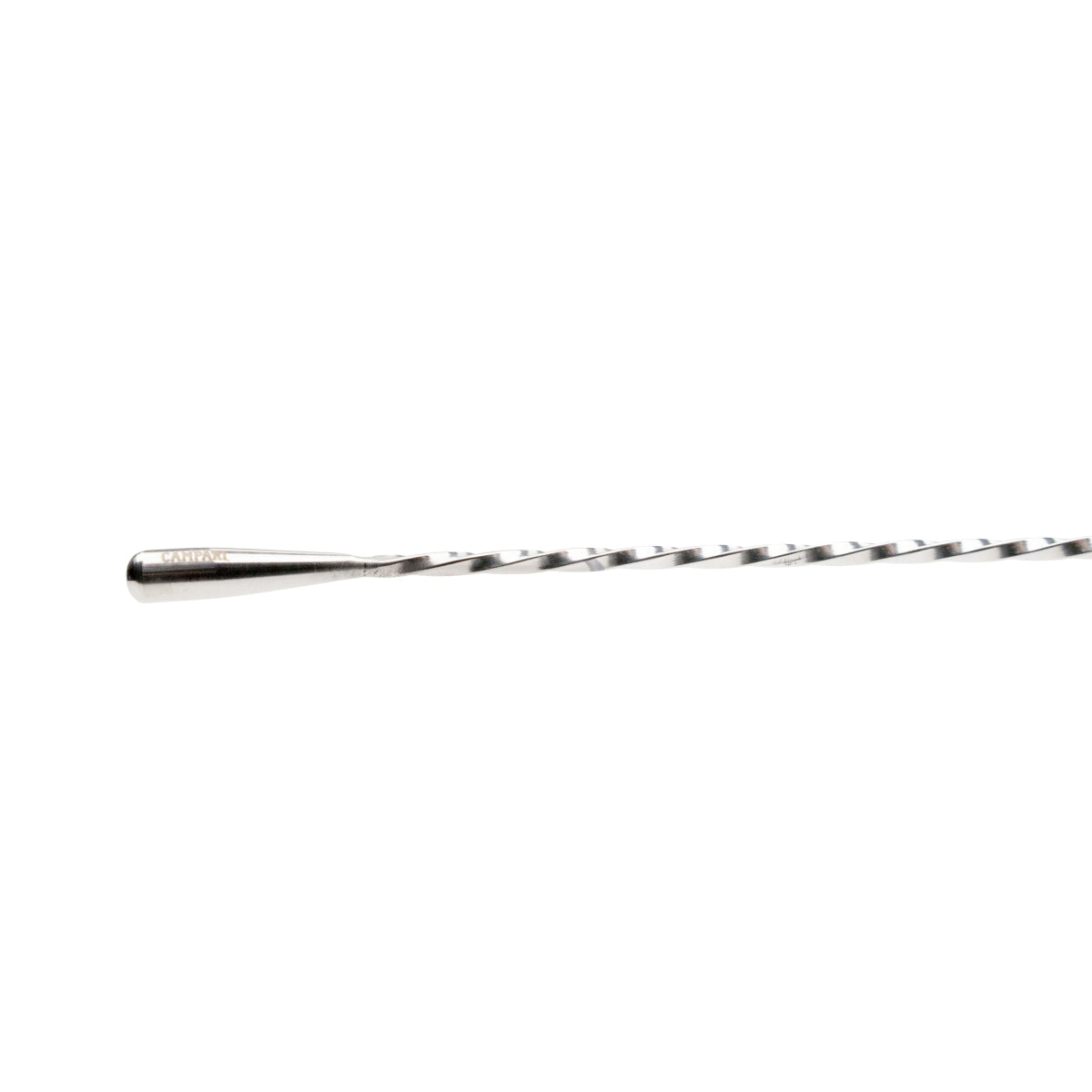 Cucchiaio da cocktail Campari Stirrer in acciaio inox tornito, misurino per long drink e aperitivi – Vista 2