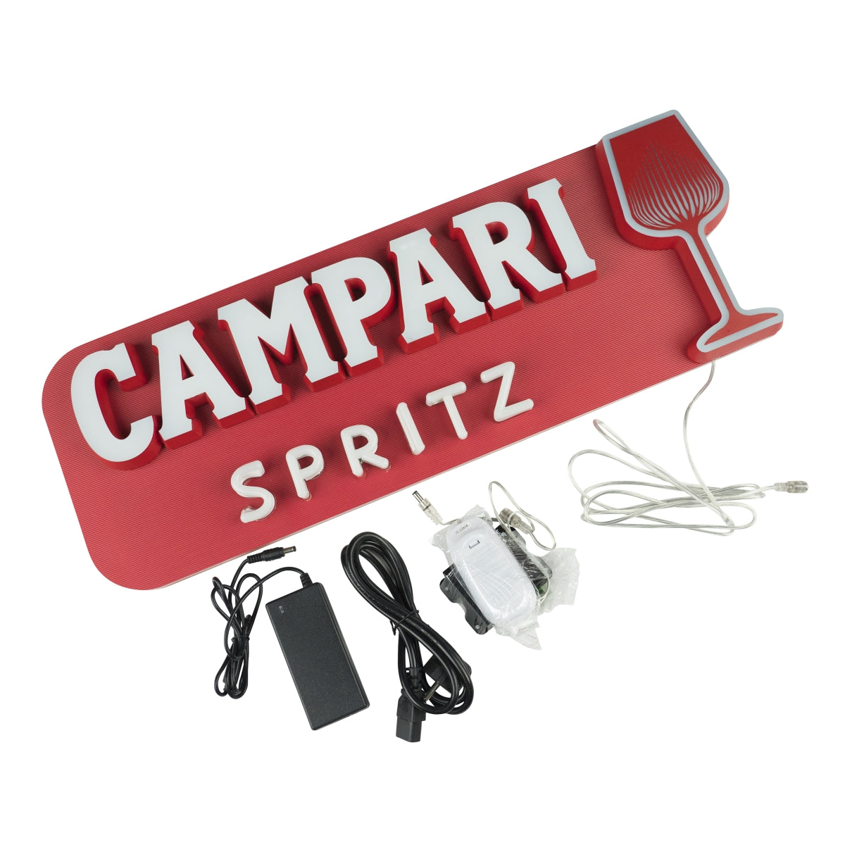 Campari Insegna luminosa LED Segnale da parete 66x24x4cm Decorazione Aperol Spritz – Vista 5