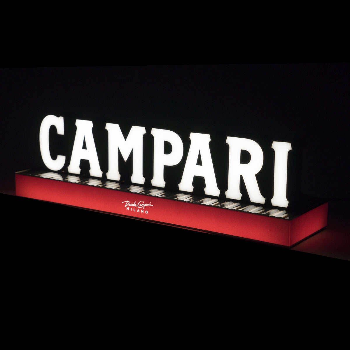 Campari Insegna luminosa LED Milano Wall Sign Decorazione da parete Luminated