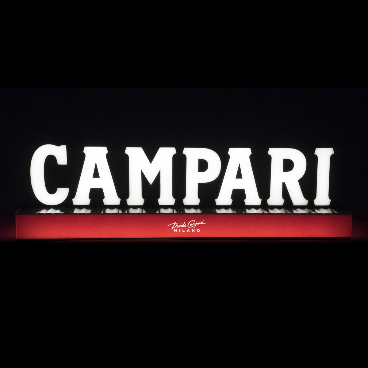 Campari Insegna luminosa LED Milano Wall Sign Decorazione da parete Luminated – Vista 2
