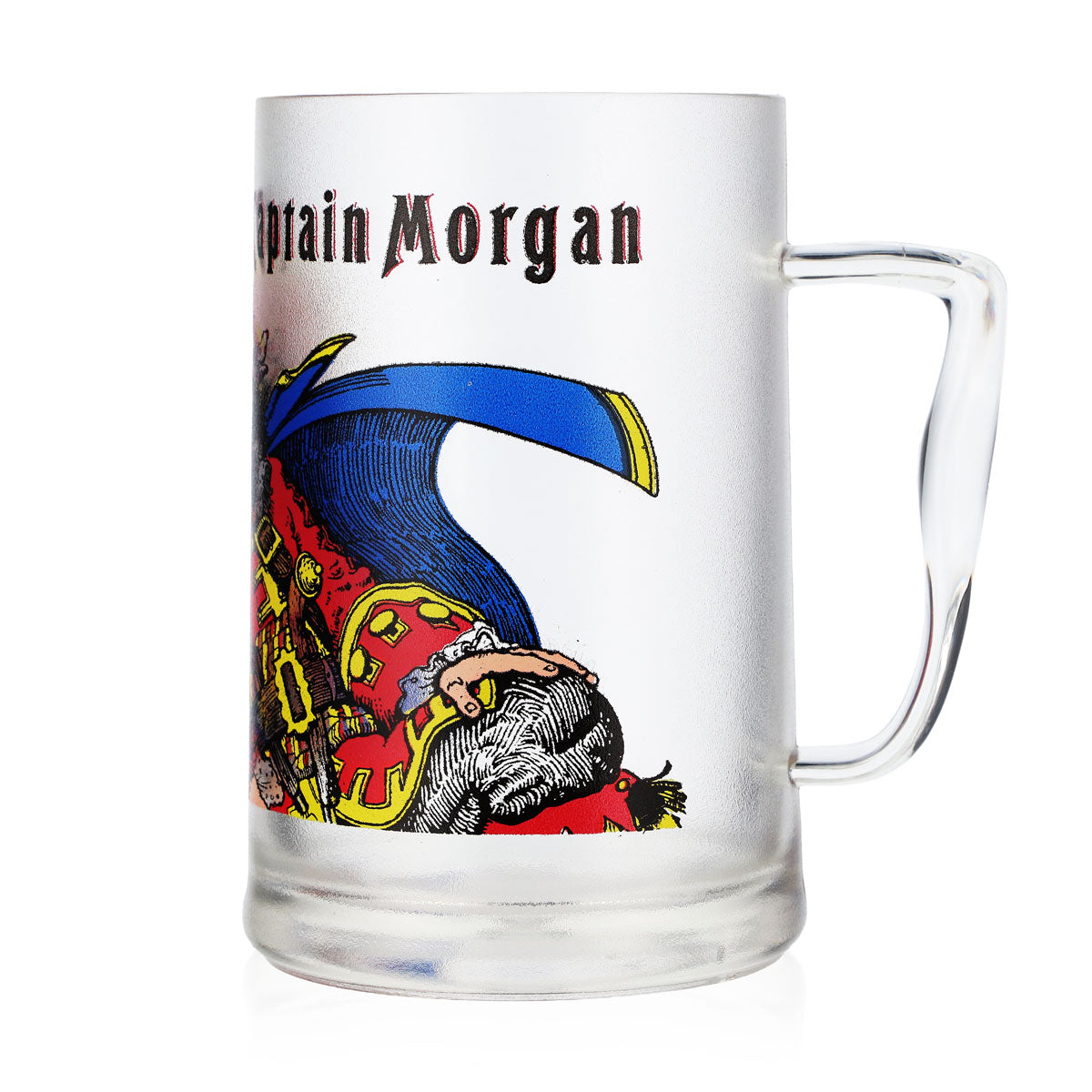 Bicchiere da rum Captain Morgan da 0,63 l, in plastica riutilizzabile, con motivo piratesco, trasparente – Vista 5