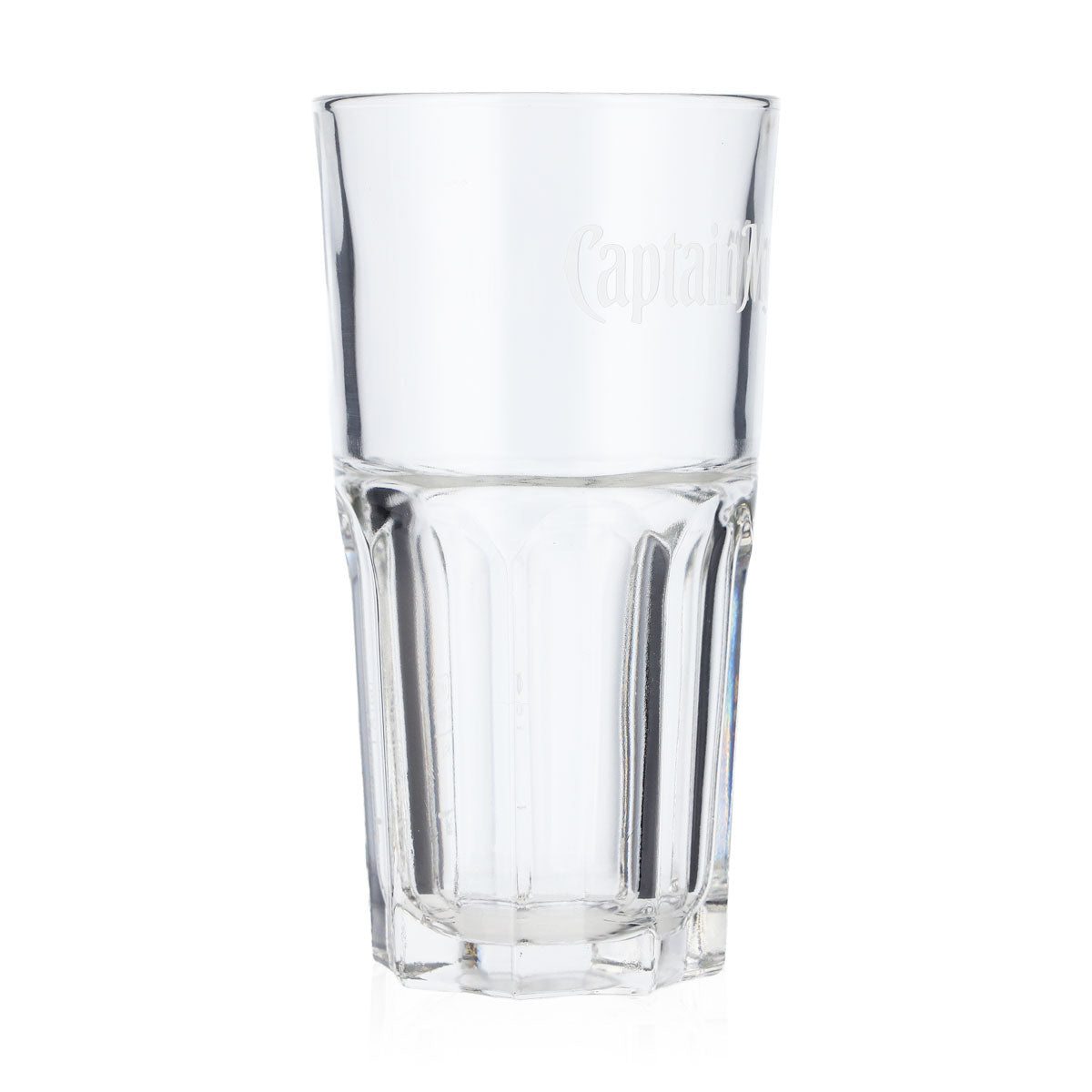 Bicchiere da rum Captain Morgan 4 cl Bicchiere da long drink Captain Morgan con logo bianco – Vista 2