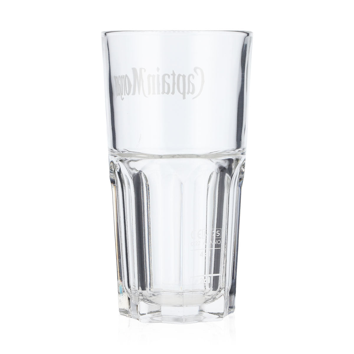 Bicchiere da rum Captain Morgan 4 cl Bicchiere da long drink Captain Morgan con logo bianco – Vista 3