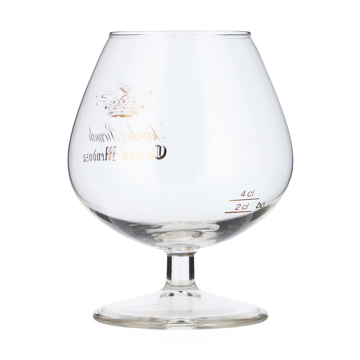 Cardenal Mendoza Cognac Bicchiere 2cl/4cl Logo dorato Böckling – Vista 2
