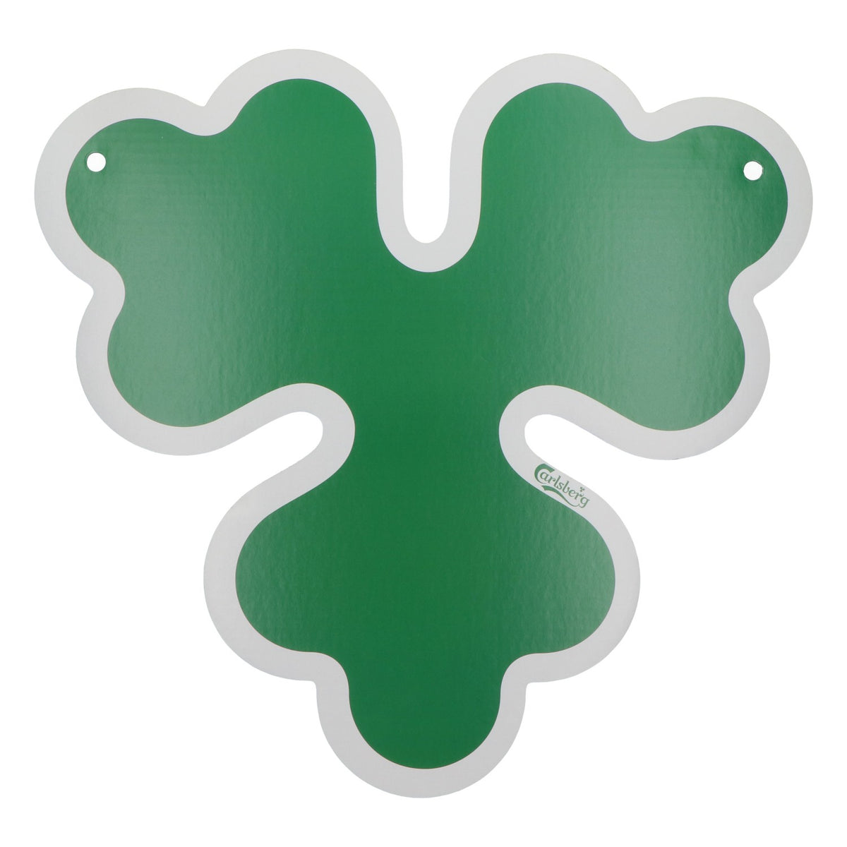 Insegna pubblicitaria della birra Carlsberg in cartoncino, 50x47 cm, nuova, carta verde, insegna luminosa, decorazione per bar