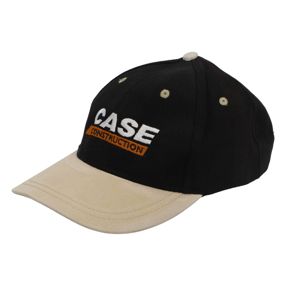 Cappellino da baseball Case Construction USA Cappellino da camionista Motivo "Alcantara" nero