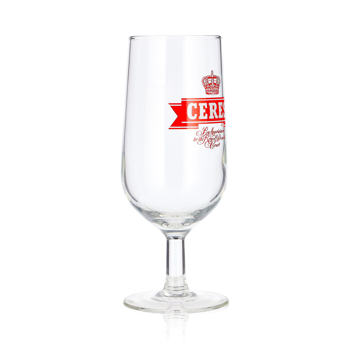 Bicchiere da birra Ceres da 0,3 l, a forma di coppa, con logo rosso – Vista 2
