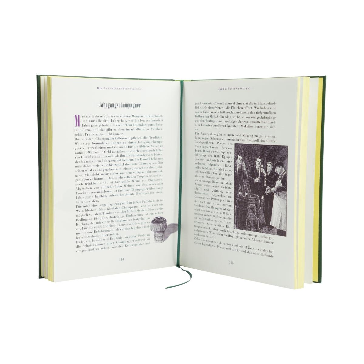Champagner Libro Wilhelm Heyne Verlag Monaco di Baviera Storia verde Gastronomia – Vista 2