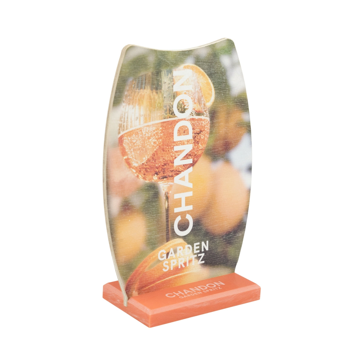 Chandon Garden Spritz Espositore da tavolo pubblicitario Gastro Pub Caffè Bevande Aperol
