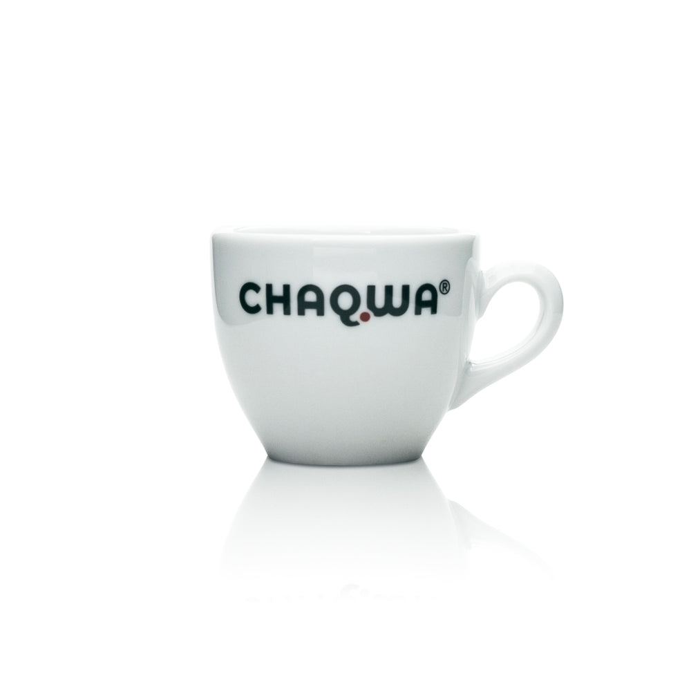 Chaqwa Tazza da caffè bianca 0,08 l Espresso Cafe Copri tazza Stoviglie per ristorazione Bar in ceramica