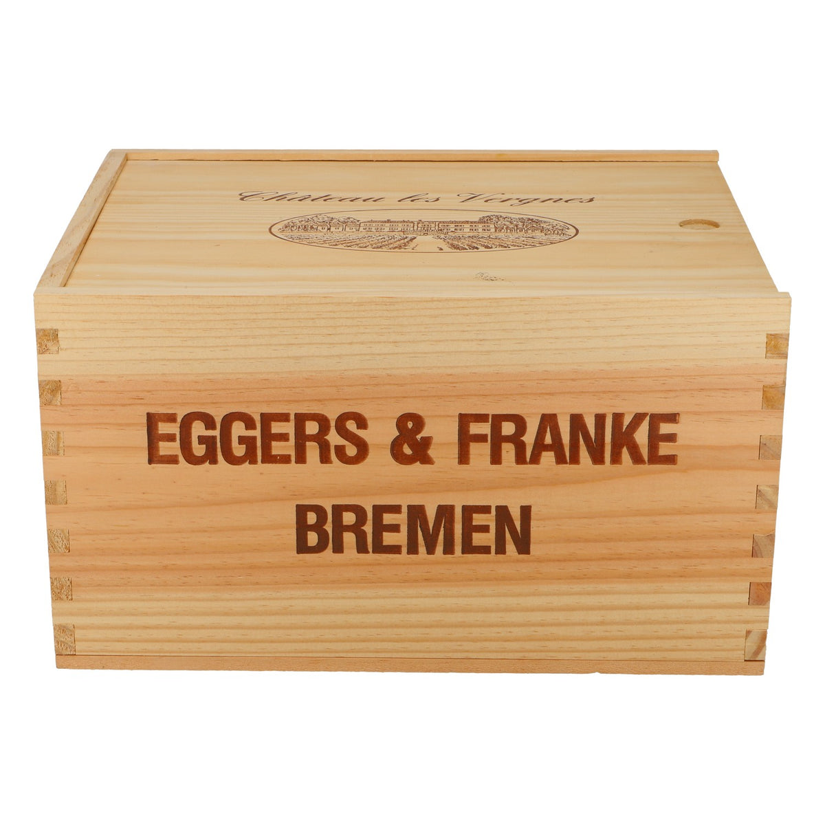 Chateau les Vergnes: cassetta di legno decorativa per la casa, 33x27x18,5 cm – Vista 2