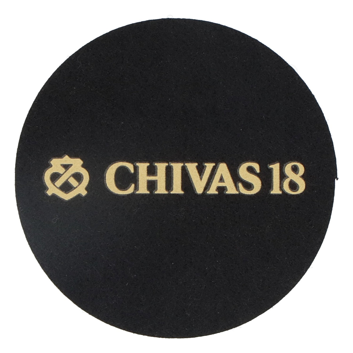 Sottobicchiere in feltro Chivas Regal Whisky Nero 6,2 cm di diametro "Chivas 18" – Vista 2