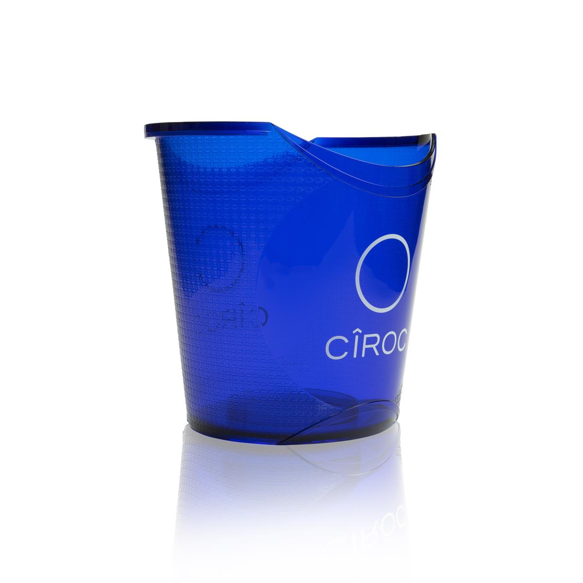 Ciroc Vodka Raffredda bottiglie Contenitore per cubetti di ghiaccio Singolo blu Le Blue – Vista 2