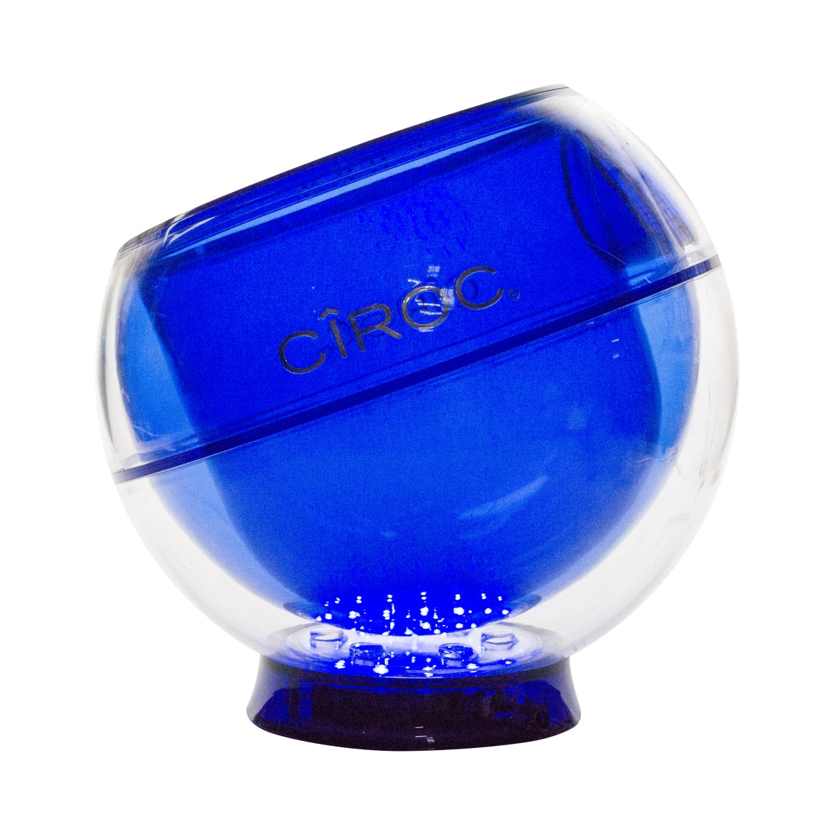 Ciroc Vodka LED Raffredda bottiglie a batteria Contenitore per cubetti di ghiaccio Sfera rotonda blu/trasparente usato – Vista 3