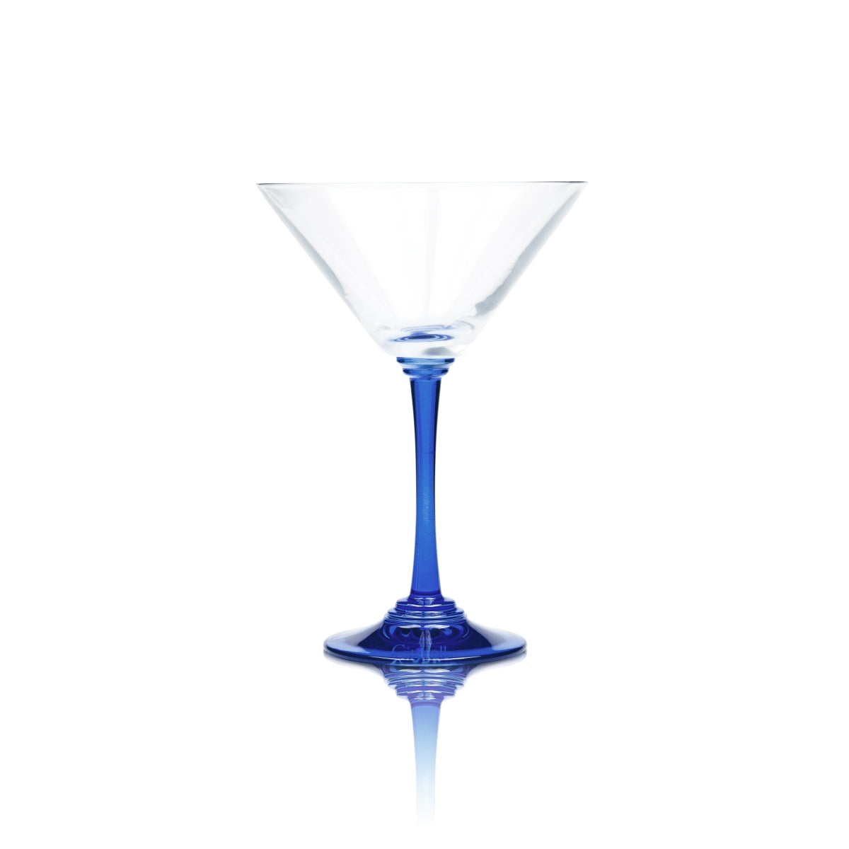 Citadelle Vodka Bicchiere Martini con piede blu Bicchieri da cocktail Longdrink Gin Bar Rilievo