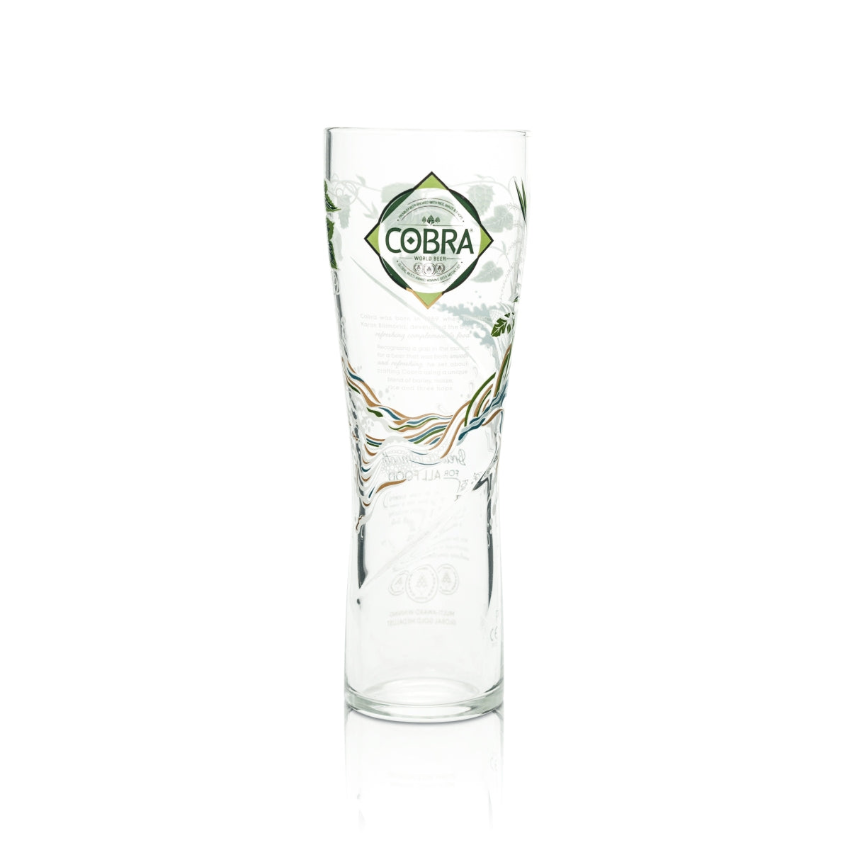 6 bicchieri da birra Cobra 0,5 l, pinta, storia, bicchieri da birra indiani, India, rari, da collezione – Vista 2