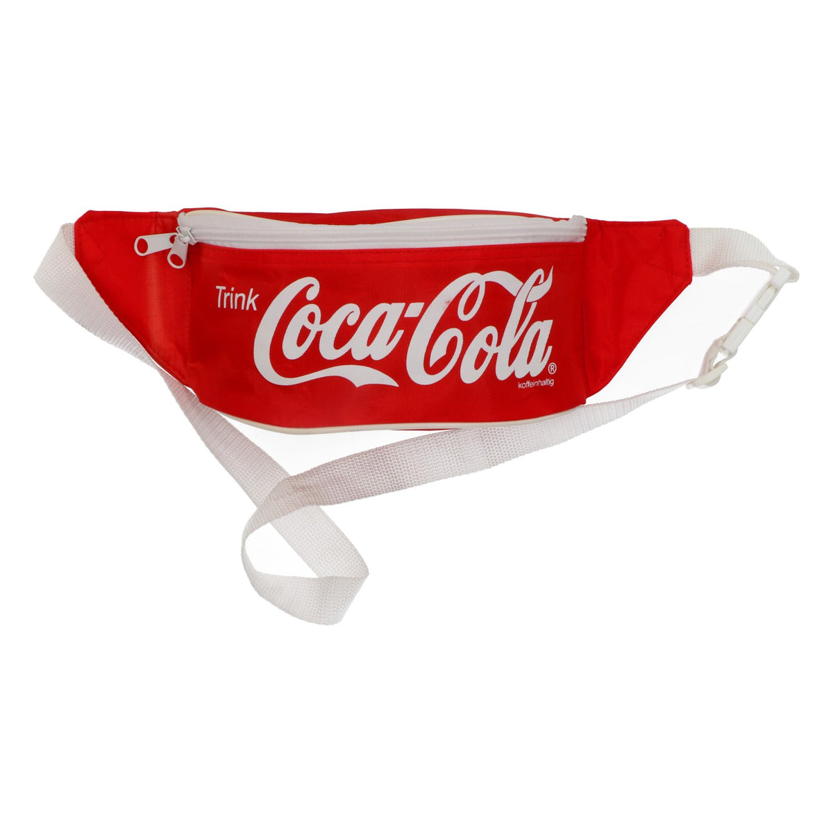 Coca Cola Marsupio a tracolla Borsa da spiaggia Borsa da viaggio Rosso Bianco – Vista 2