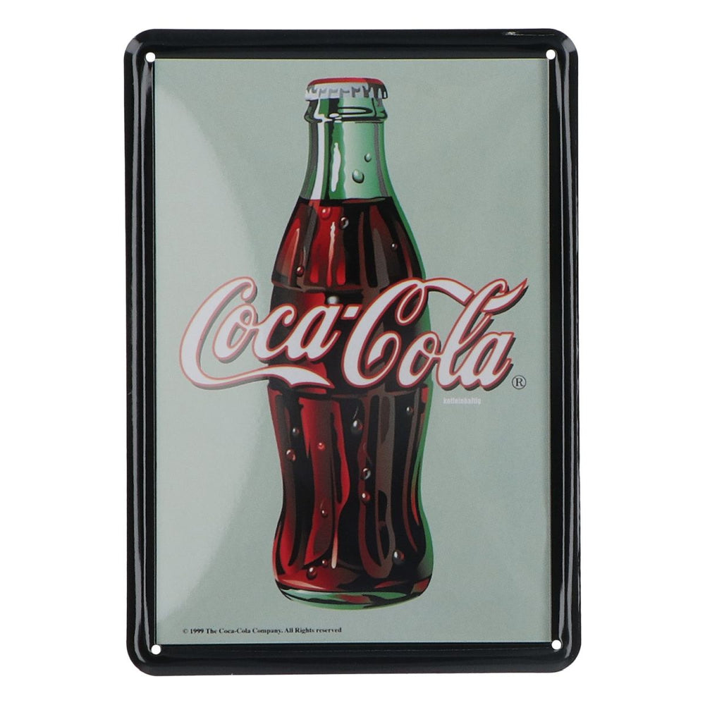 Coca Cola Insegna in metallo 15x10cm Insegna pubblicitaria Pubblicità Decorazione da parete Merchandising