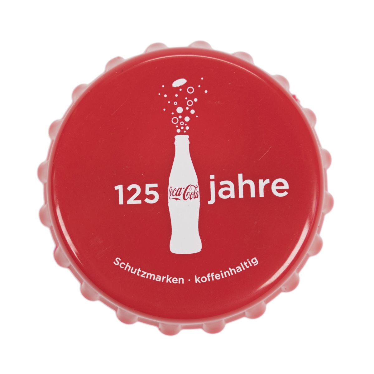 Apribottiglie Coca Cola Tappo a corona Sollevatore per capsule Grande Rosso Magnetico