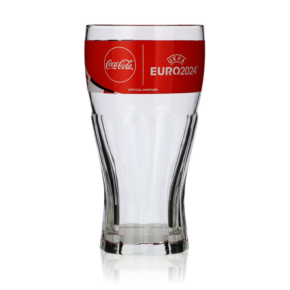 Bicchiere Coca Cola 0,36 l Willi Bicchiere sagomato EURO 2024 Edizione speciale calcio 1 – Vista 2