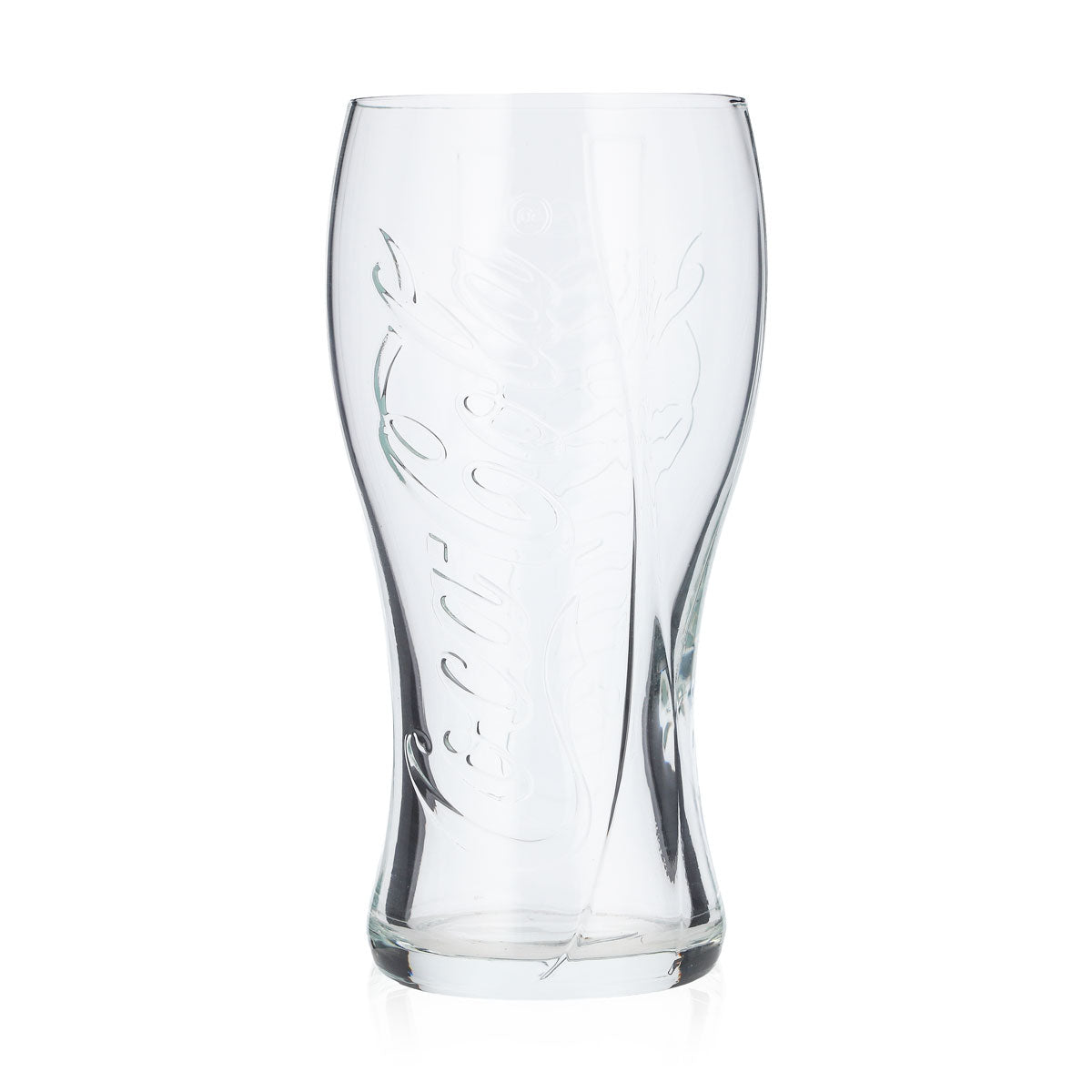 Bicchiere Coca Cola 0,3 l Contorno Curve Logo verticale in rilievo Bicchieri Bevande – Vista 3