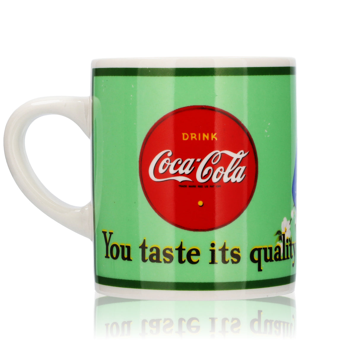 Tazza da caffè in vetro Coca Cola 0,39 l Tazza "You taste ist quality" – Vista 3