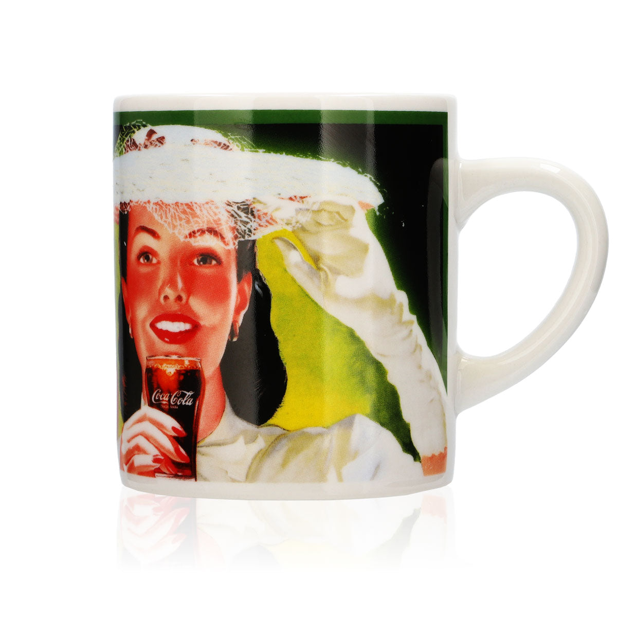Tazza da caffè Coca Cola 0,4 l Bicchieri Mug Vetro Tazza Bevanda analcolica "Refreshing"