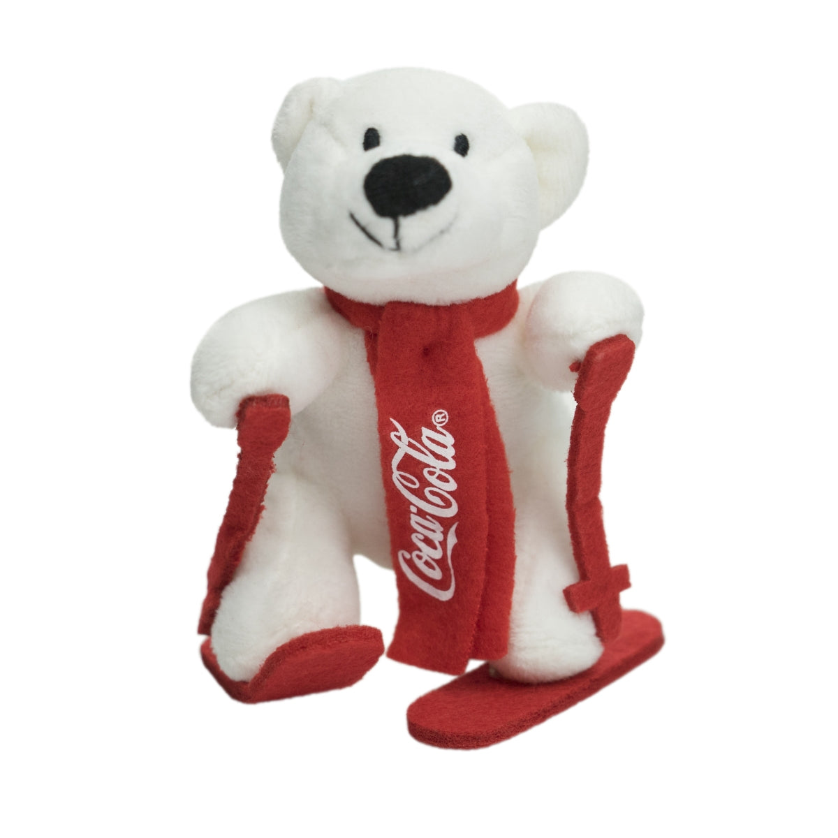 Coca Cola Peluche Orso polare Orsacchiotto di peluche Sciatore Collezionismo Giochi per bambini