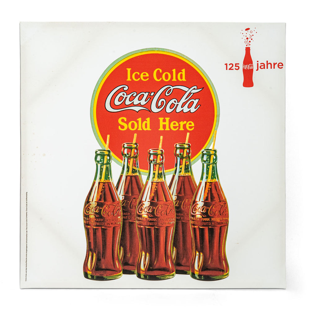 Coca Cola Decorazione da parete in tela 80x80cm Merchandise Oldschool Collezionismo