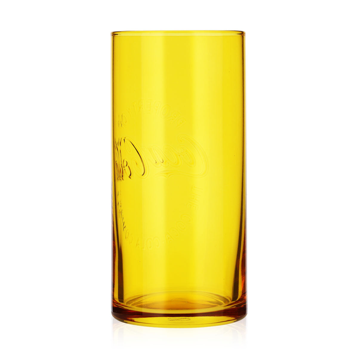 Bicchiere per bibita Coca-Cola da 0,36 l, forma sagomata, giallo, edizione speciale McDonald's – Vista 3