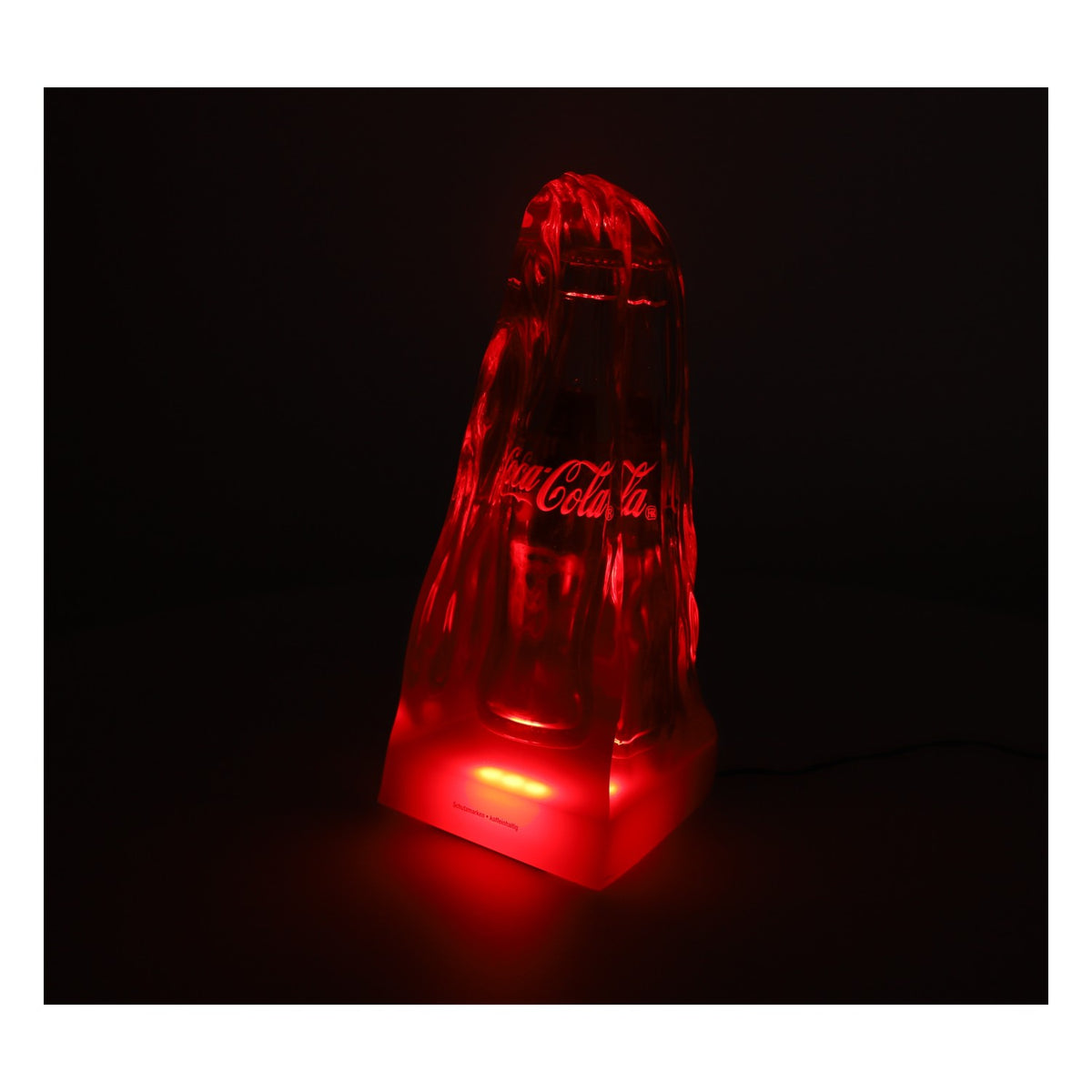Insegna luminosa Coca Cola Softdrink Bottiglia in blocco LED incl. alimentatore – Vista 2