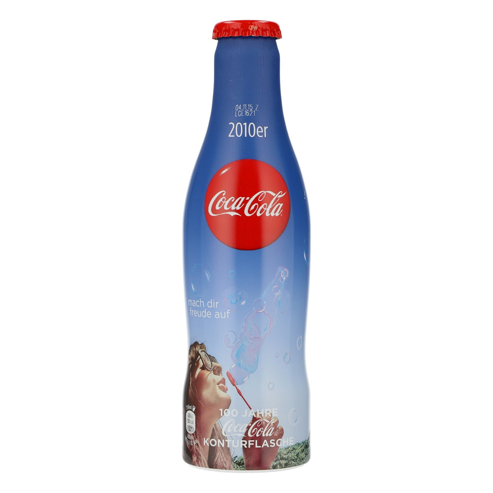 Bottiglia da esposizione Coca Cola Softdrink Edizione da collezione 2010 100 anni Bottiglia decorativa