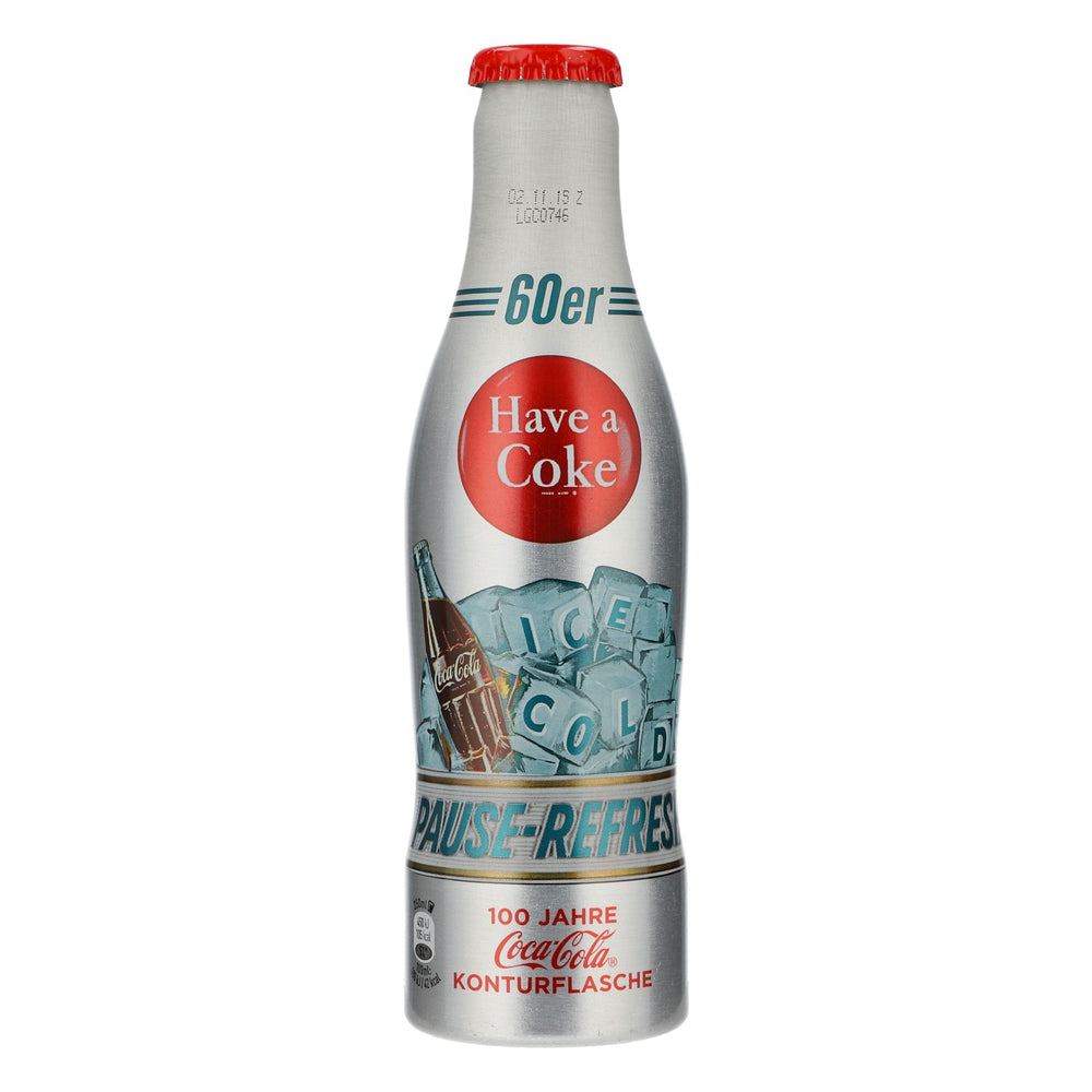 Bottiglia da esposizione Coca Cola Softdrink edizione da collezione anni '60 Bottiglia decorativa 100 anni