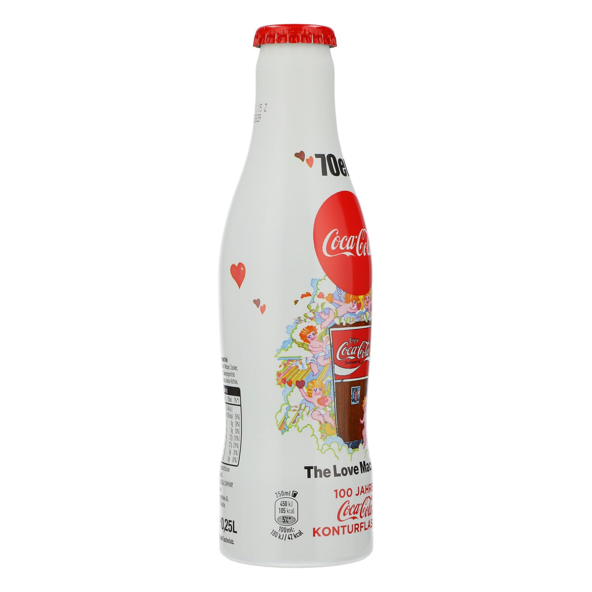 Bottiglia da esposizione Coca Cola Softdrink anni '70 Edizione da collezione 100 anni Bottiglia decorativa – Vista 2