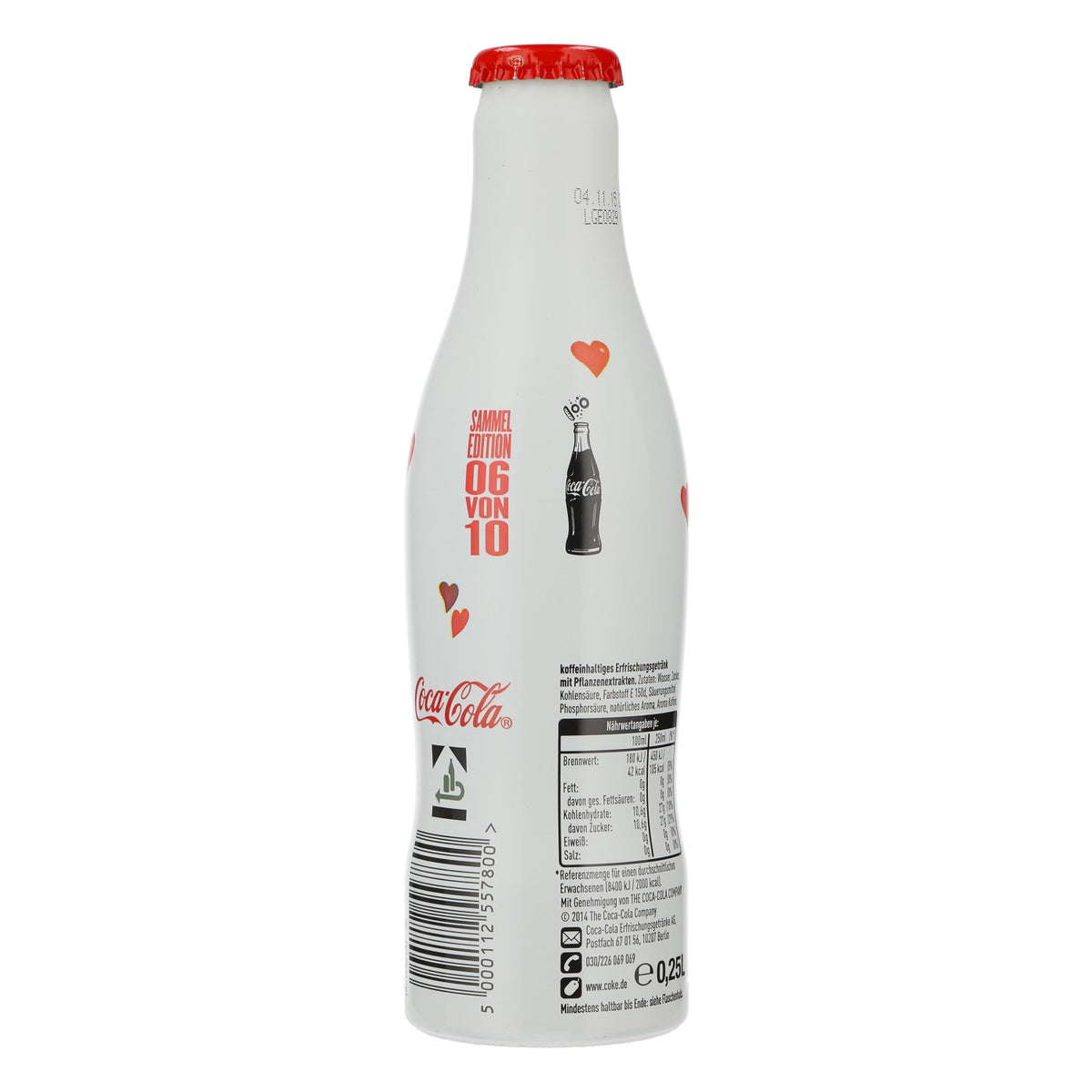 Bottiglia da esposizione Coca Cola Softdrink anni '70 Edizione da collezione 100 anni Bottiglia decorativa – Vista 3