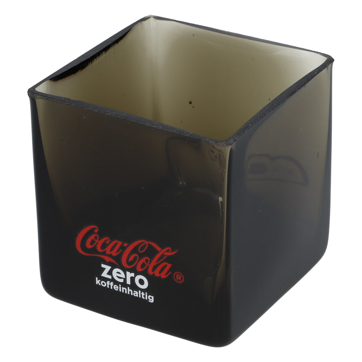 Portacandela Coca Cola con vetro e candela Zero Ambiente Decorazione