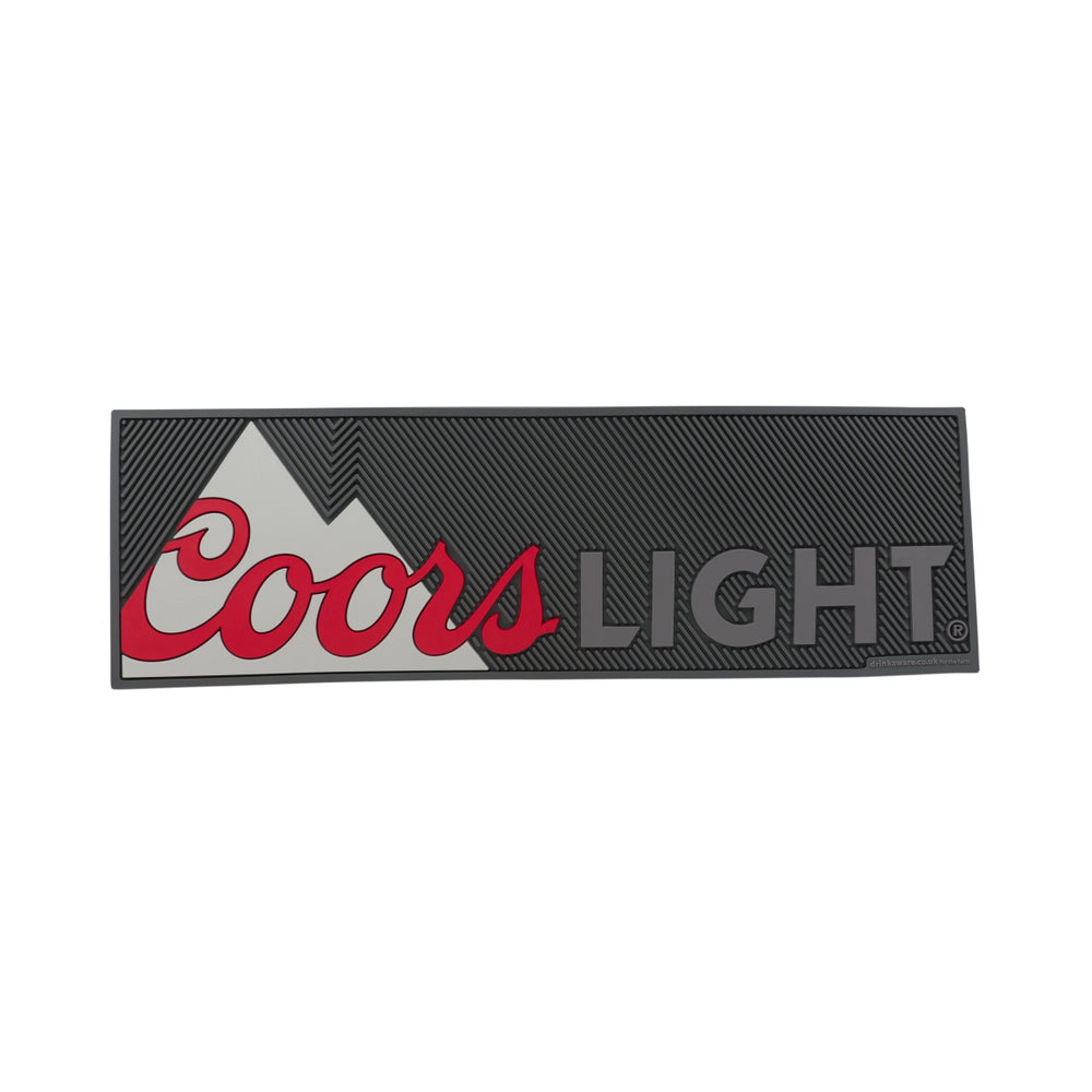 Coors Light Tappetino da bar 50x16cm Runner Tappetino scolapiatti per bicchieri UK Beer Antiscivolo