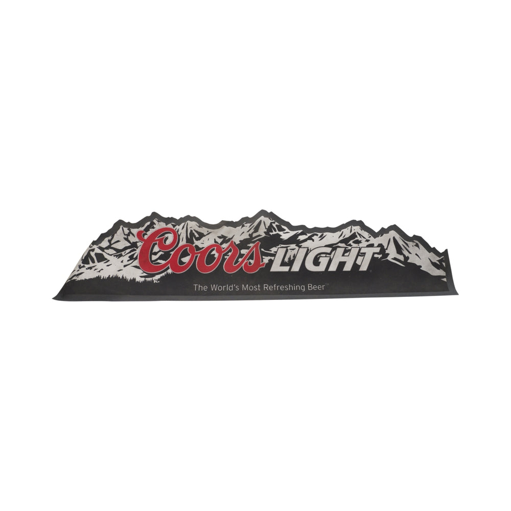 Coors Light Tappetino da bar 88x21cm Forma alpina Tappetino scolapiatti Runner Bar Gomma