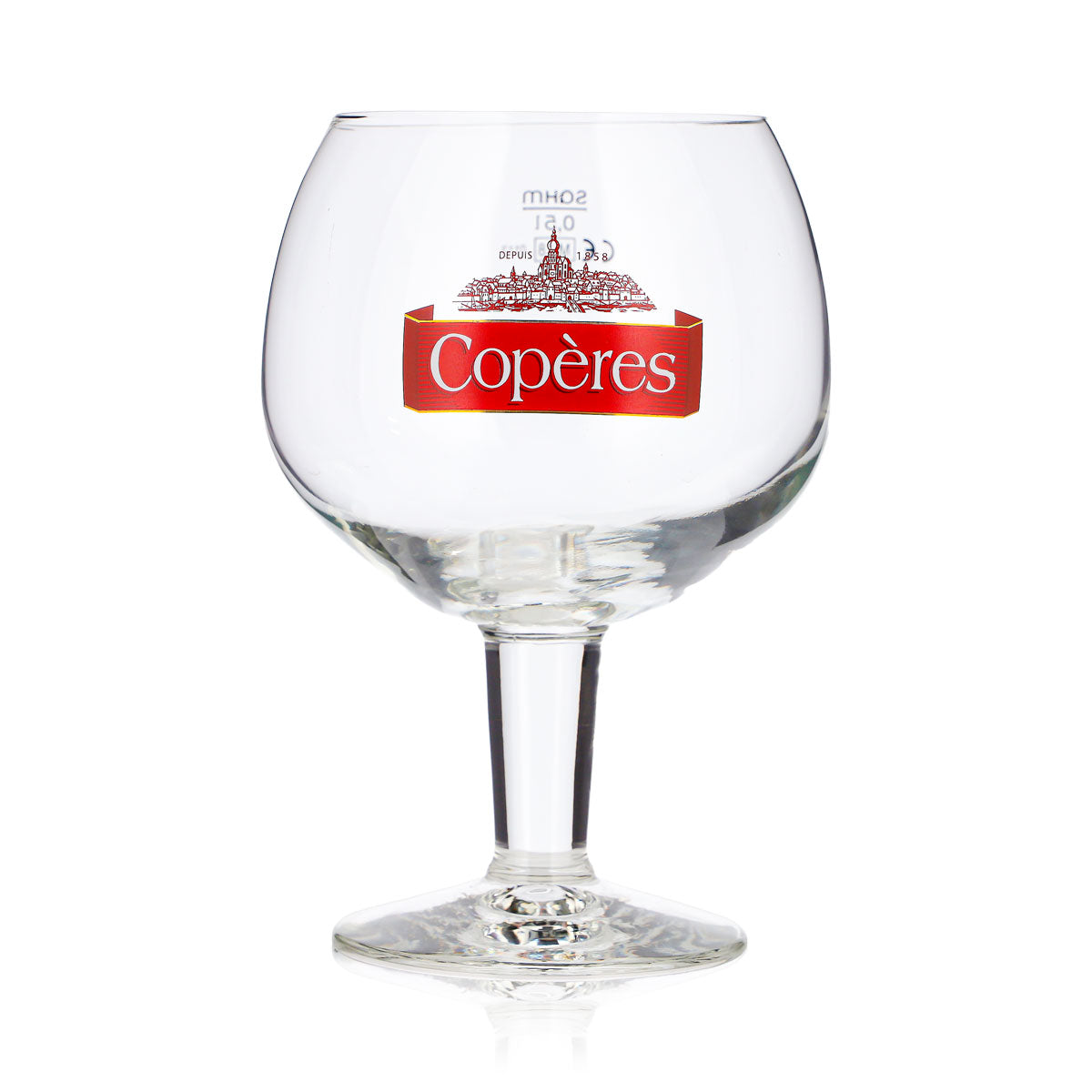 Bicchiere da birra Copères da 0,5 l, a calice, in vetro a palloncino – Vista 2
