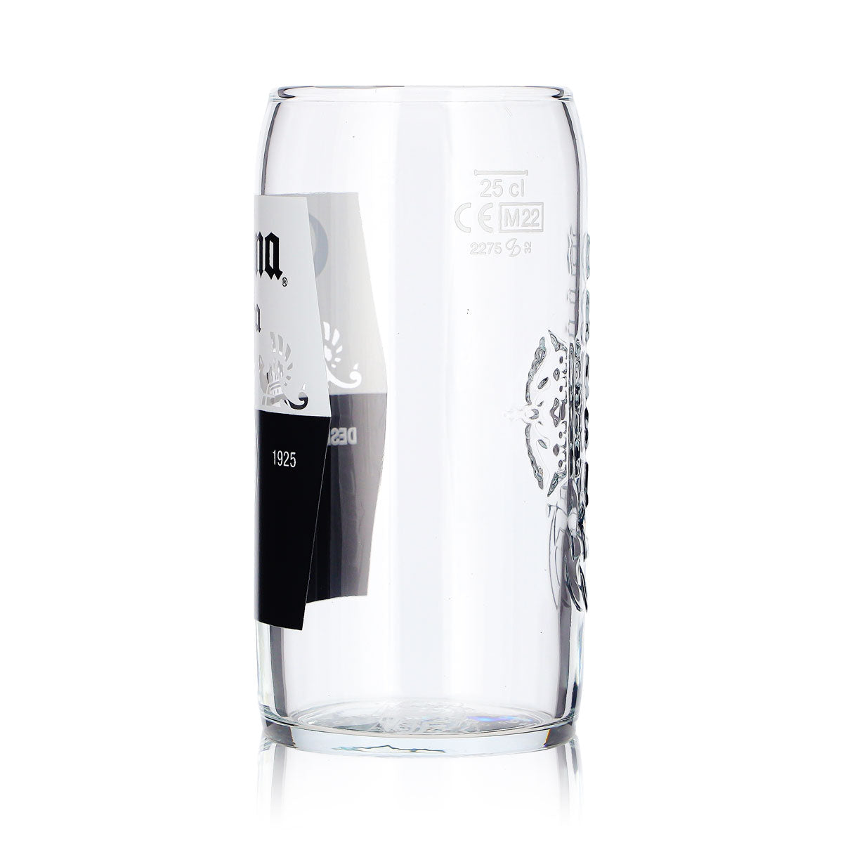 Bicchiere da birra Corona da 0,25 l, modello Willi Becher, Corona Extra, con raffinato rilievo sagomato, calibrato per la ristorazione – Vista 5