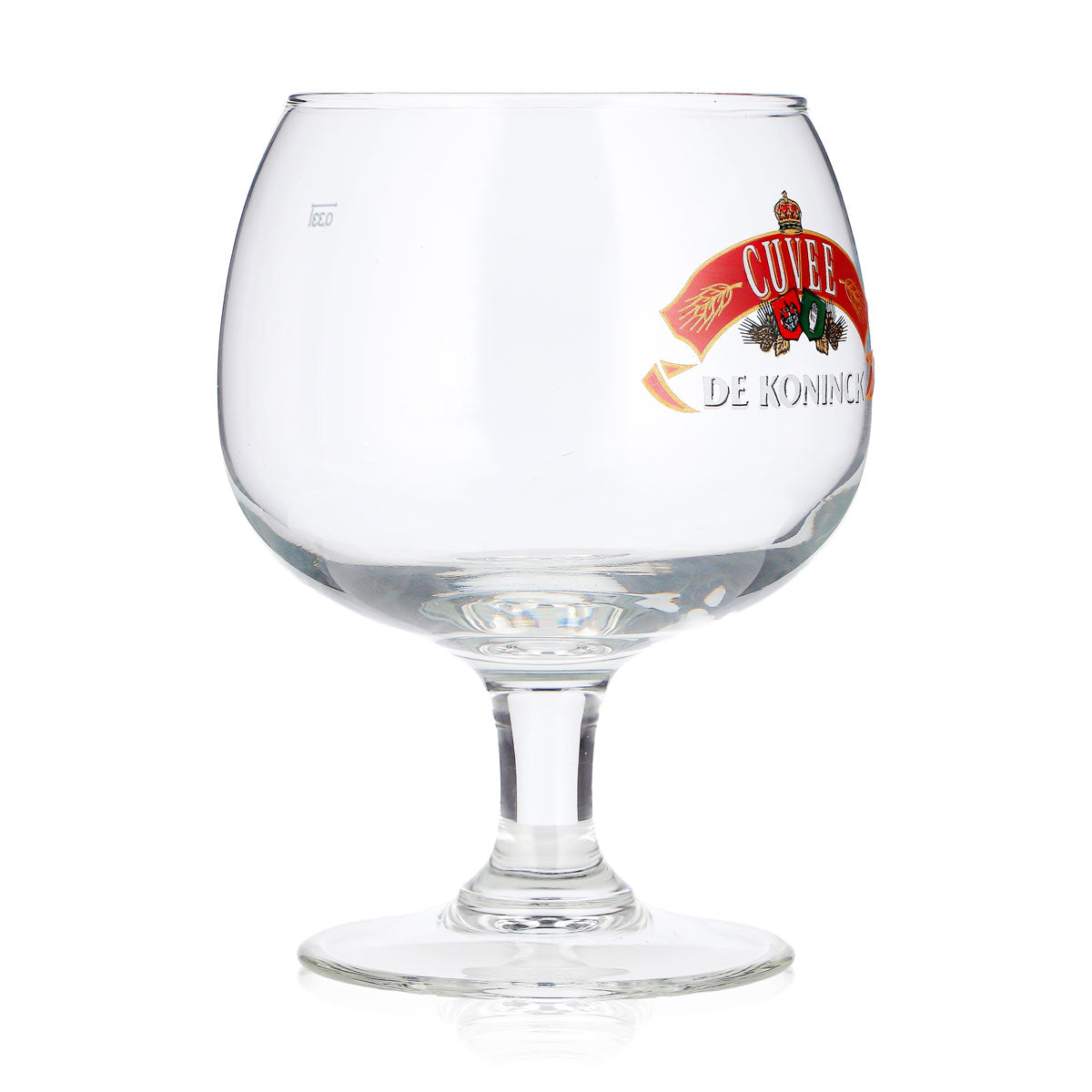 Bicchiere da birra De Koninck da 0,33 l, a forma di tulipano, con logo rosso, bicchiere da birra Cuvee, bicchiere a calice, bicchiere da birra a tulipano – Vista 2