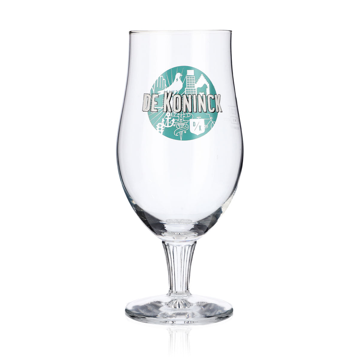 De Koninck Bicchiere da birra Bicchiere a calice 0,33 l Calice Craft beer logo verde