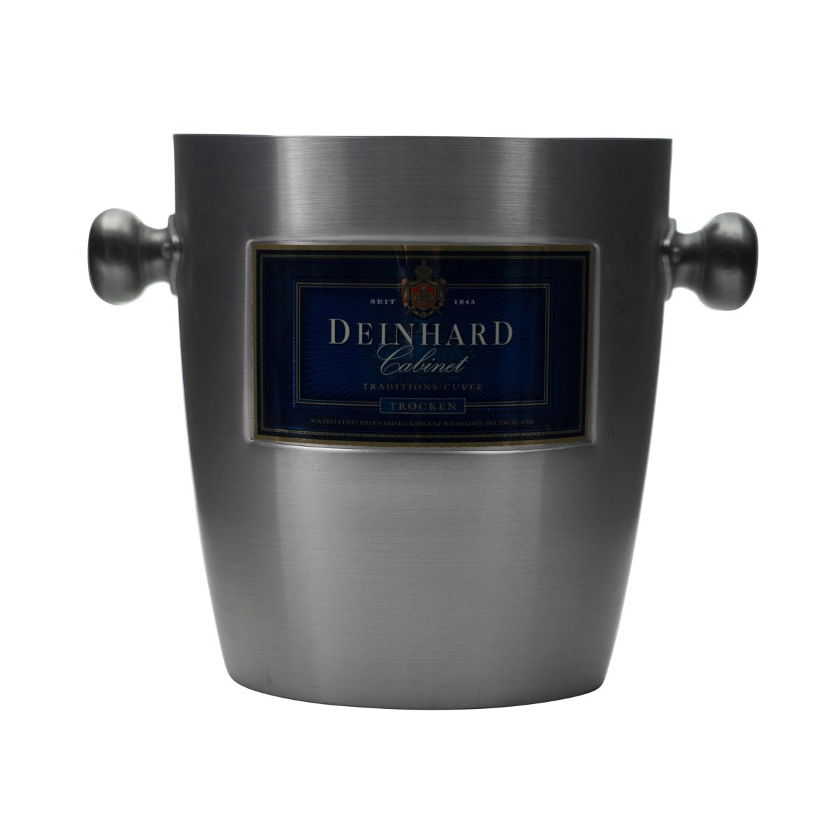 Deinhard Bottiglie Raffreddatore Secchiello per il ghiaccio Vaschetta per il ghiaccio Manico Spumante Secco Champagne Raffreddatore
