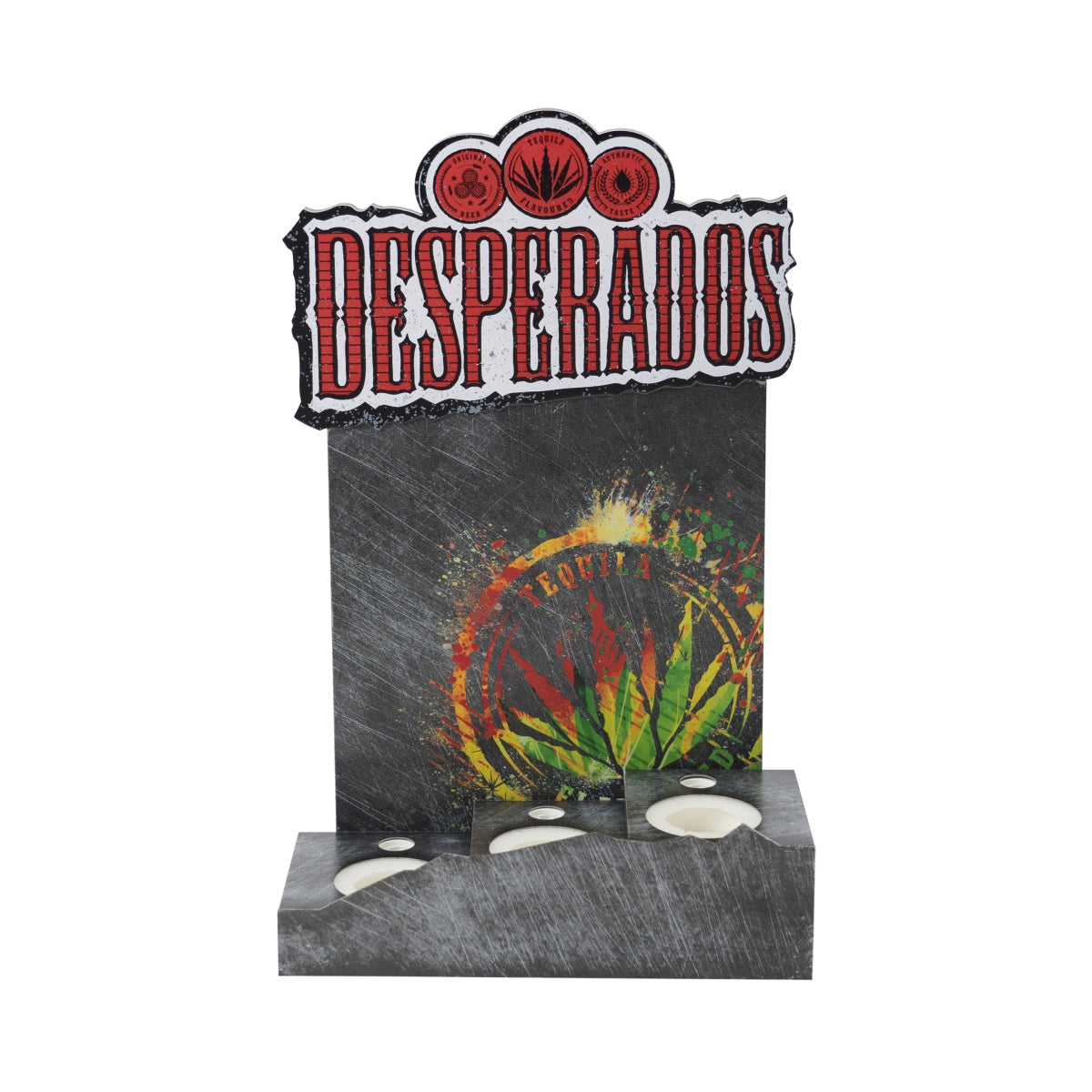 Desperados Birra Glorifier 50x30 LED per 3 bottiglie Espositore Bar Decorazione Cartello