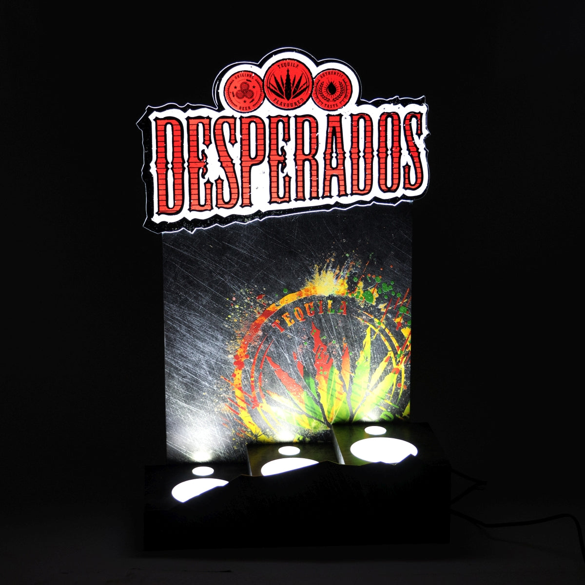 Desperados Birra Glorifier 50x30 LED per 3 bottiglie Espositore Bar Decorazione Cartello – Vista 4