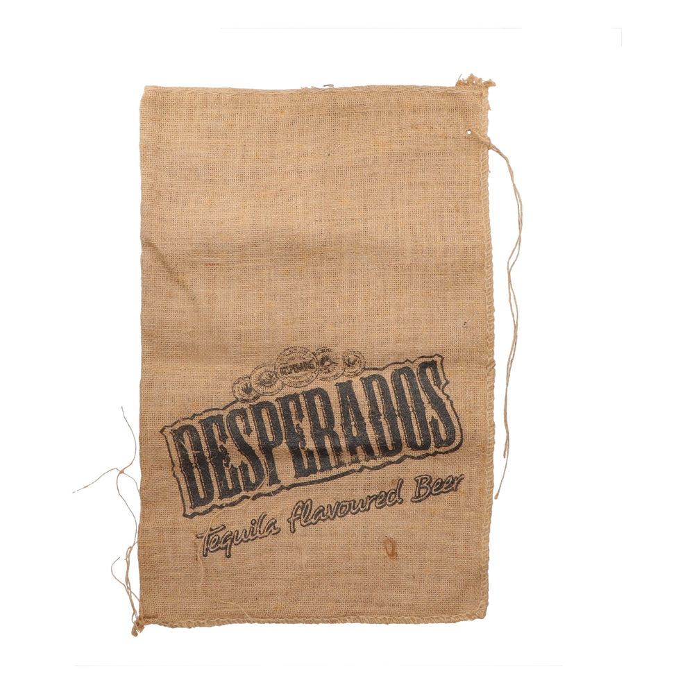 Borsa di juta Desperados Birra Fibra naturale Sacco di lino Sacco di patate