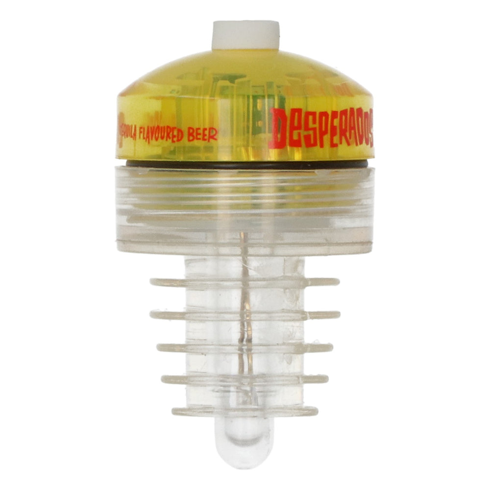 Tappo per bottiglia LED Desperados Birra Tappo a corona giallo