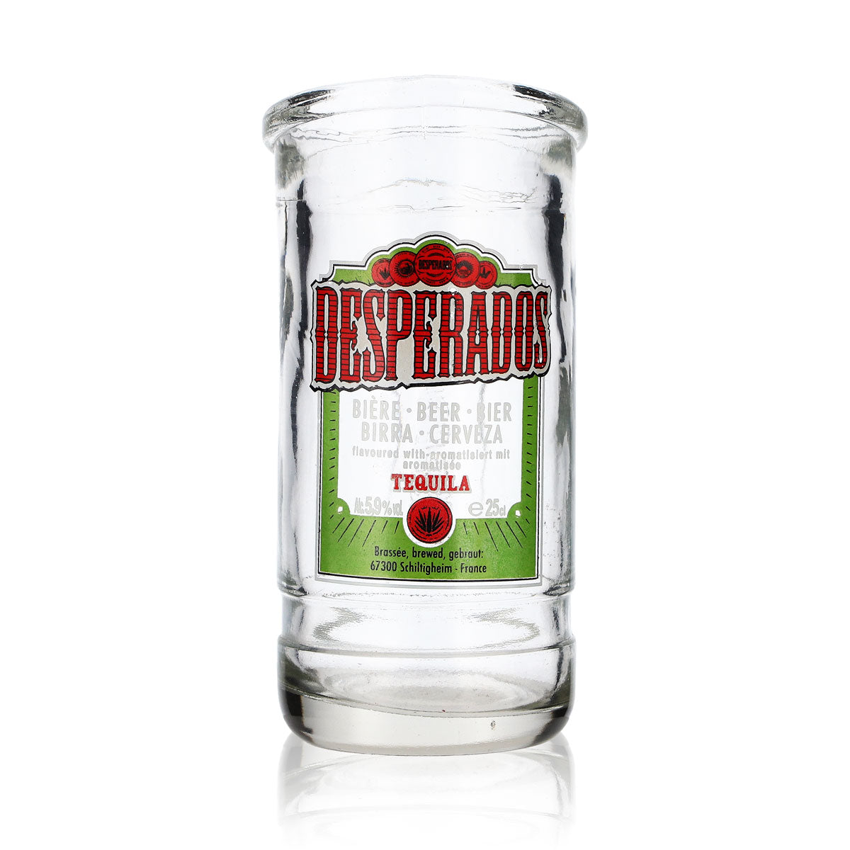 Lanterna Desperados Birra Candela da tè a forma di bottiglia di birra in rilievo