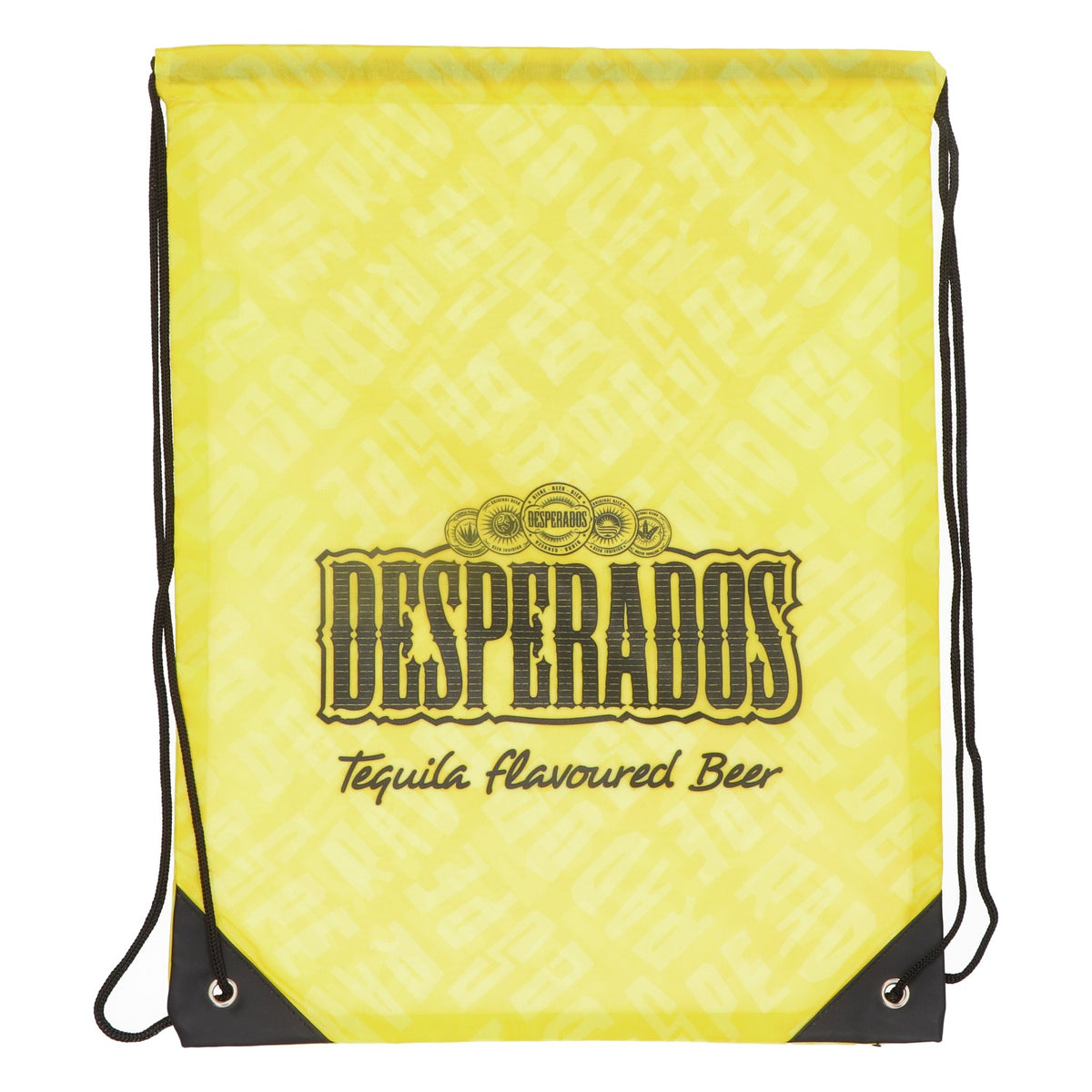 Desperados Extra Borsa da ginnastica Stringbag Borsa in tessuto Zaino giallo – Vista 2